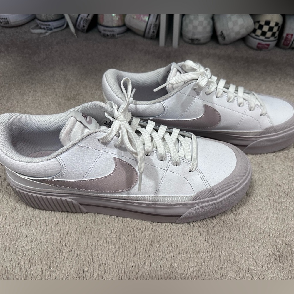 Nike Court Legacy Lift in Purple-Size 11